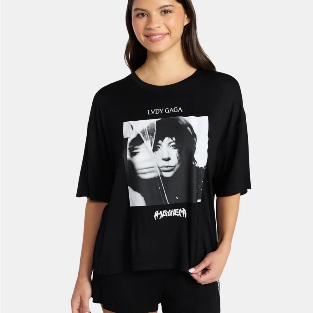 Lady Gaga Conjunto de Pijama para Mujer, 2 Piezas, Tallas  M